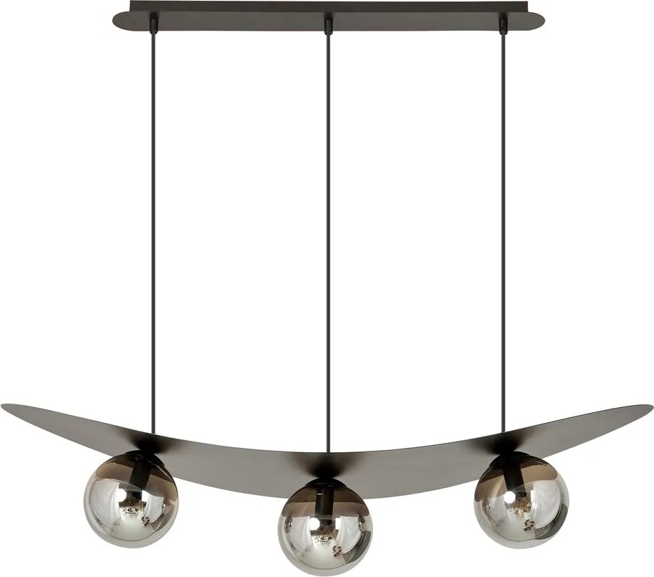 Emibig modern függeszték aura fekete grafit emi1300/3