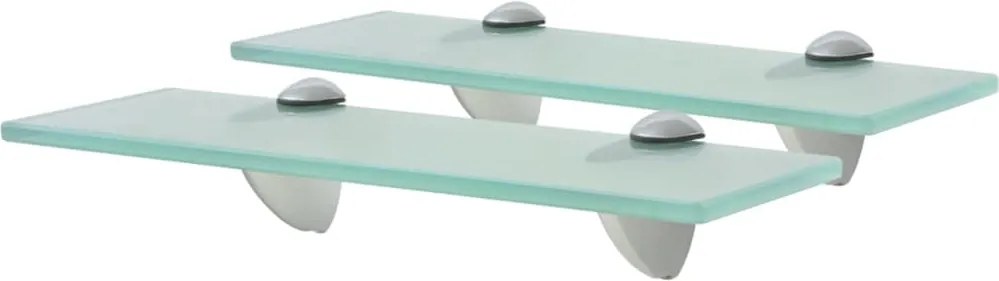 vidaXL 2 db lebegő üvegpolc 30 x 20 cm 8 mm