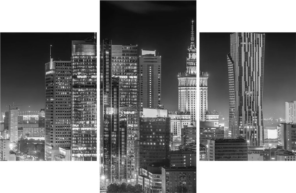 Kép - Fekete-fehér New York (90x60 cm)