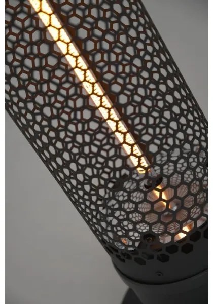 Infravörös álló fűtő 1000W/230V IP44 fekete