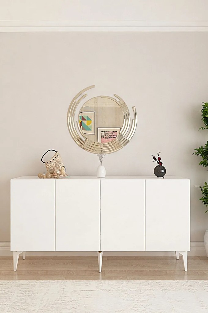 Lipa komód, fehér, 125 cm