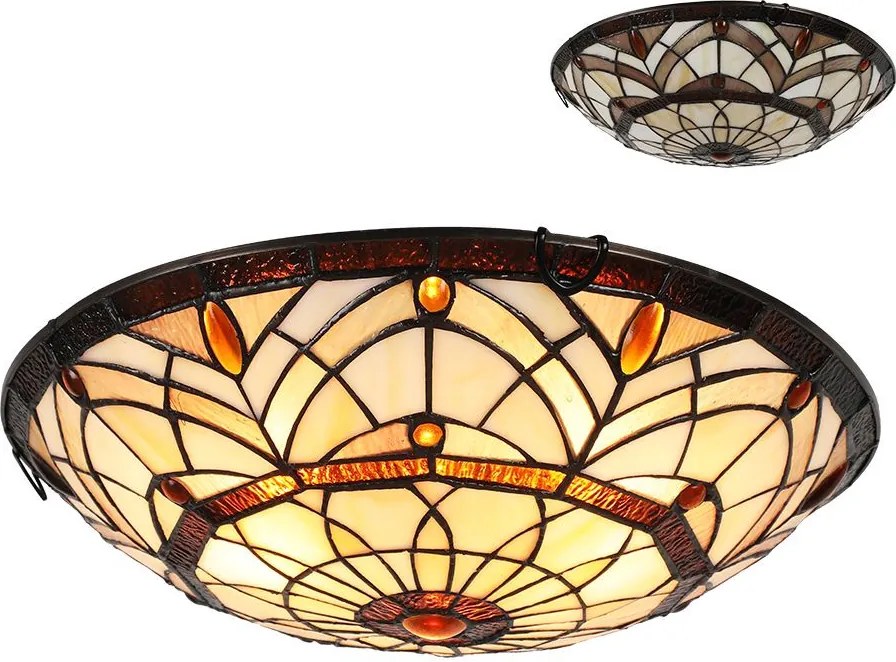 Prezent TIFFANY CEILING 1712 Süllyesztett mennyezeti lámpa 3x40W/E27 IP20