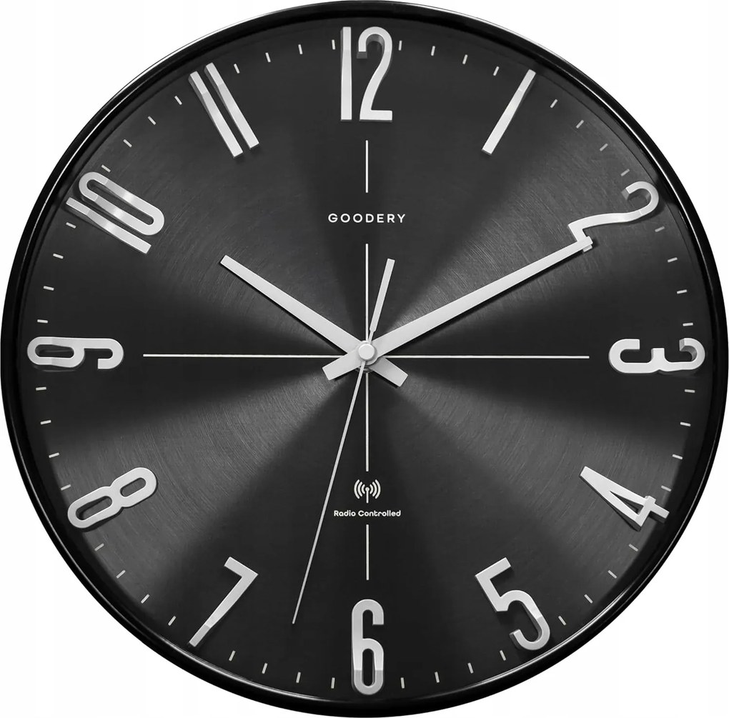 Falióra analóg csendes áramló másodpercmutató rádiós kalibráció glamour