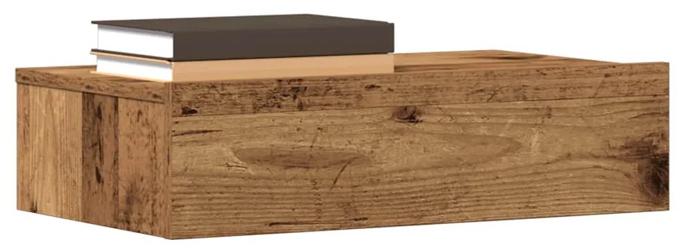 éjjeliszekrény antik fa 60 x 35 cm szerelt fa