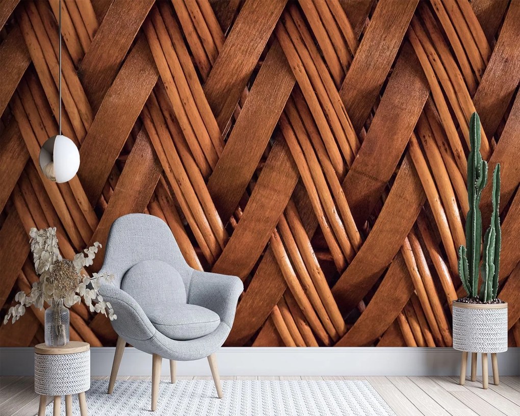 Gario Fotótapéta Fonott szövés Anyag: Vlies, Méret: 350 x 245 cm