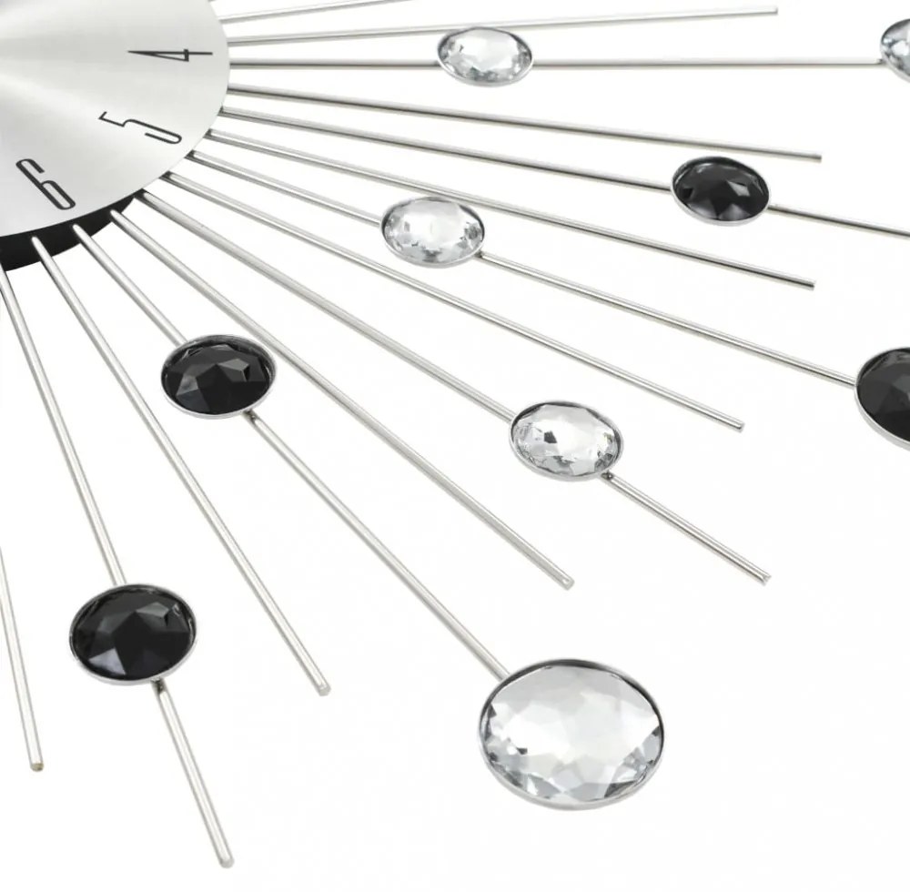 modern küllemű kvarcszerkezetes falióra, 50 cm átmérőjű