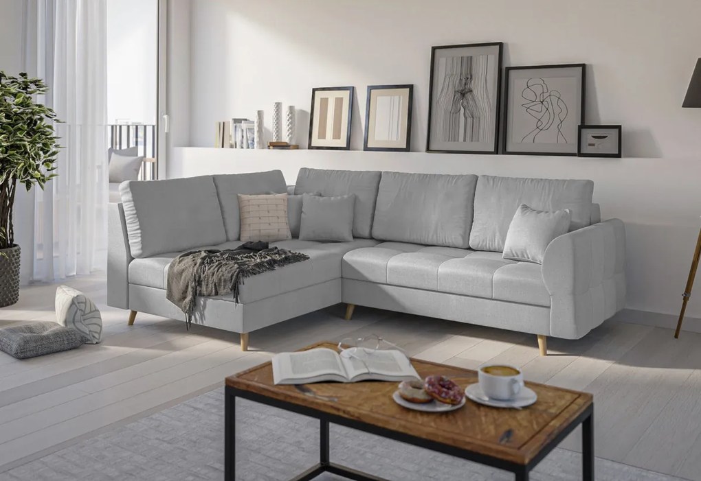 ARISO sarok ülőgarnitúra, 231x81x161, lincoln 03, jobb