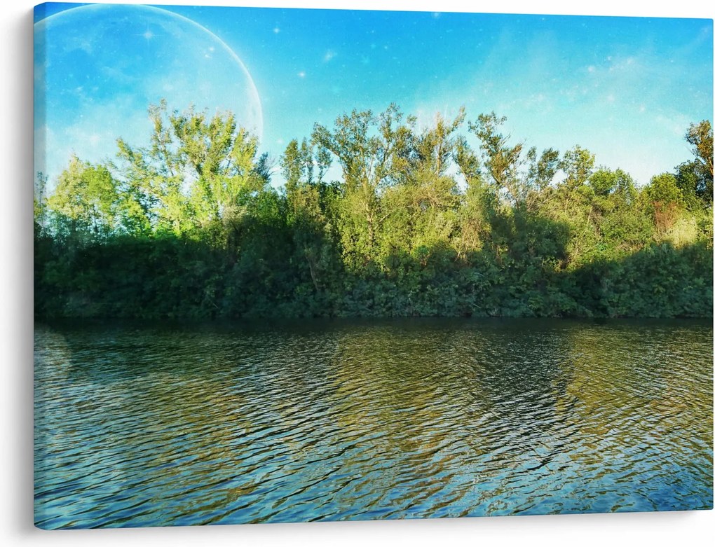 Kép - tó (70x50 cm)
