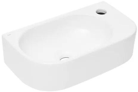 Mosdótál SAT Infinitio 40x21,5 cm fehér fényes felülettel túlcsordulás nélkül SATINF4021
