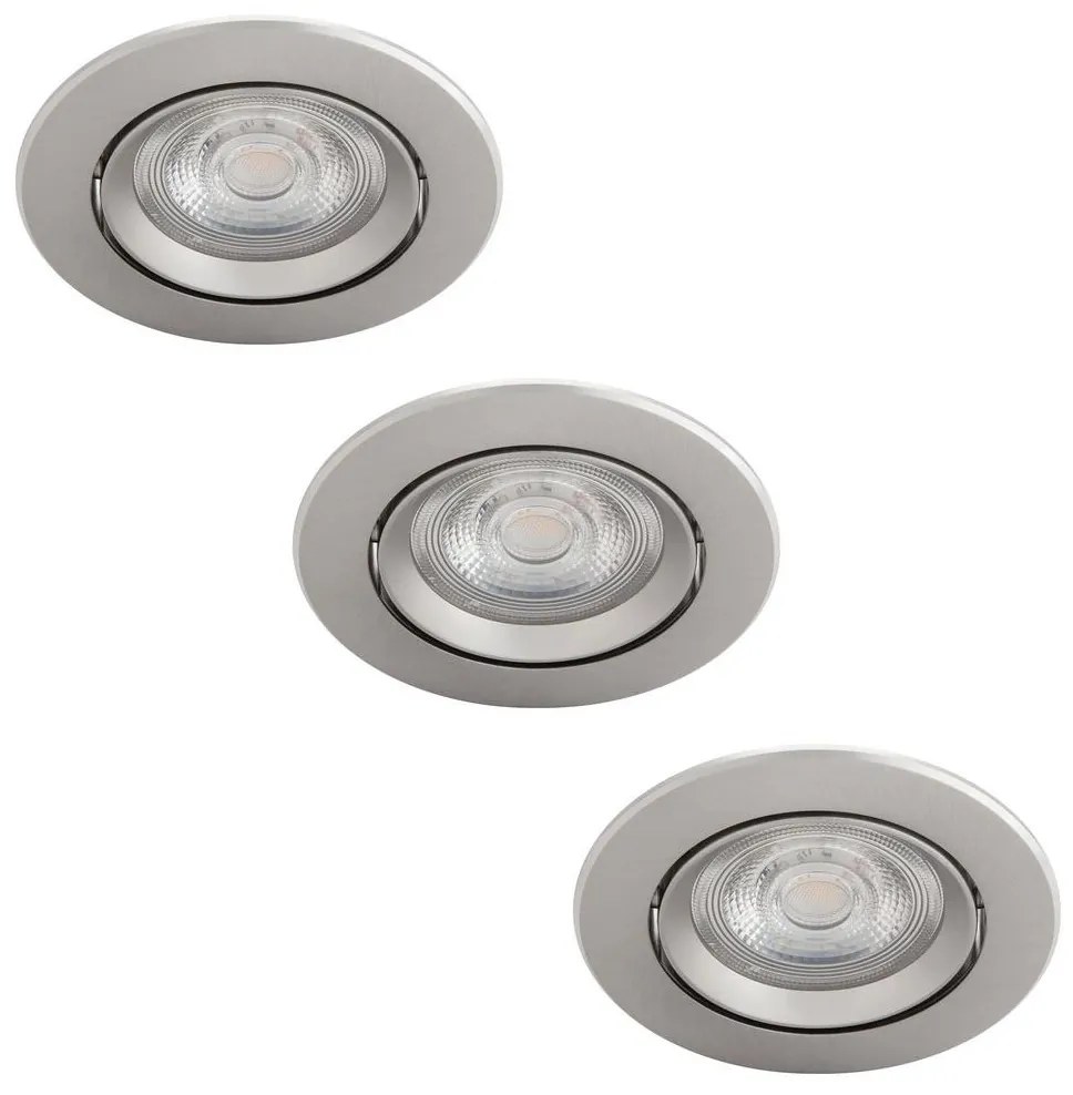 Philips - KÉSZLET 3x LED Dimmelhető beépíthető lámpa DIVE LED/5W/230V 2700K