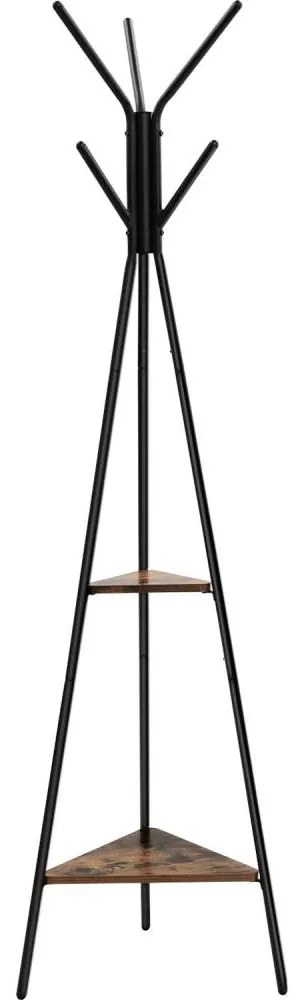 Álló fogas LINEA fekete/barna