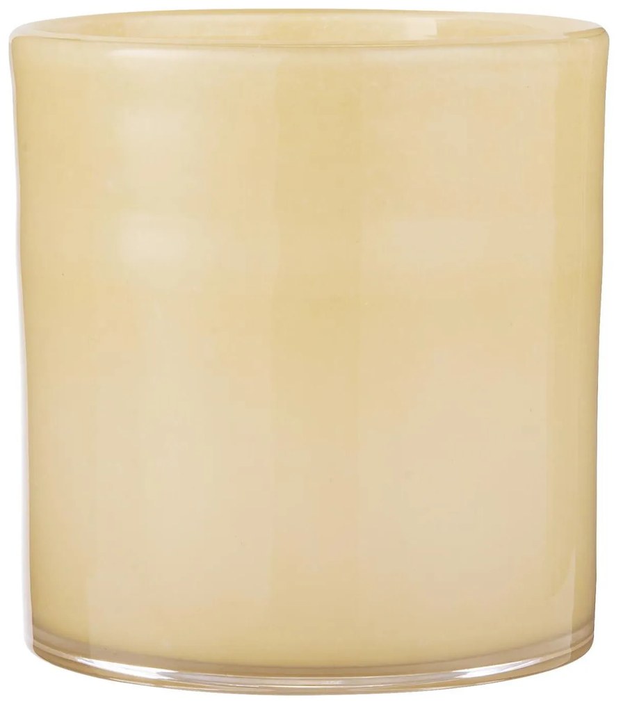 IB Laursen Üveggyertyatartó VENECIA 16 cm, sárga