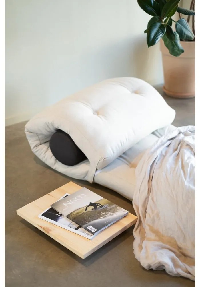 Szürkésbarna futon matrac 70x200 cm Wrap Mocca/Dark Grey – Karup Design