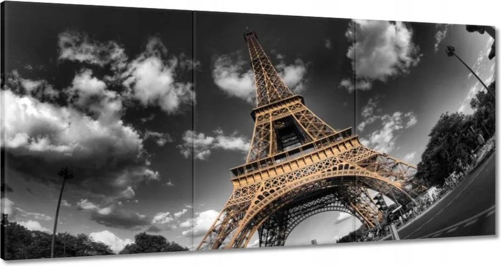 Vászonkép 60x30 Eiffel-torony