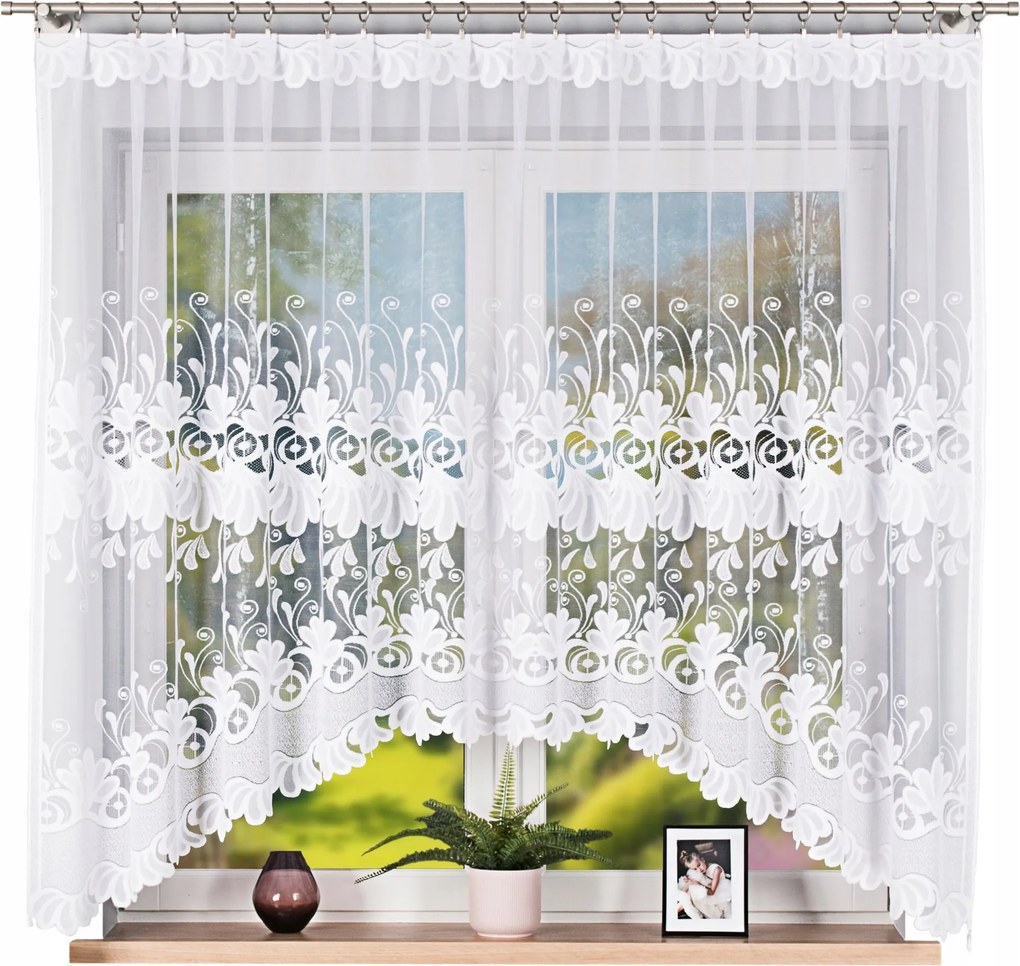 Kasjana Jacquard függöny 320x160cm méret (kész) íves