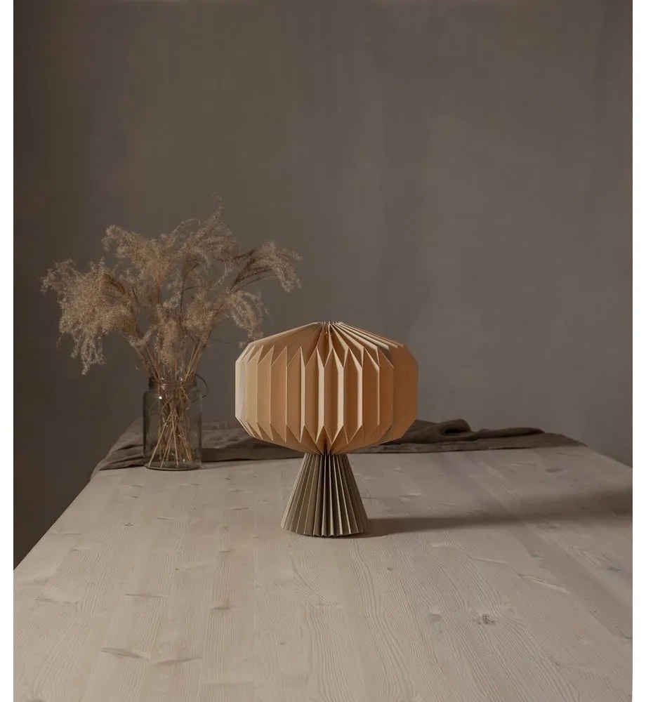 Világosbarna lámpabúra ø 30 cm Honeycomb – Star Trading