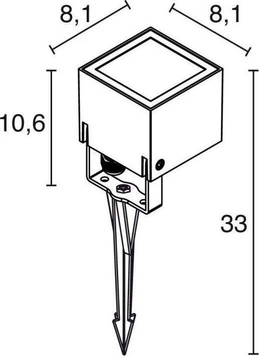 NOVOLUX 551B-L0108A-04 BARNI Kültéri Növényvilágító Lámpa Antracit LED IP65