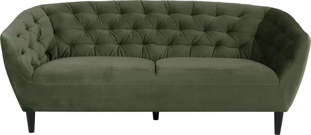 Stílusos kanapé Nyree erdei zöld