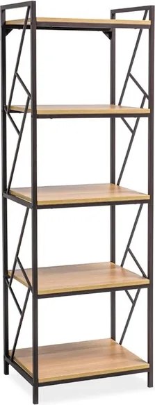 Könyvespolc oszlop szekrény Tablo R5 tölgy Sig