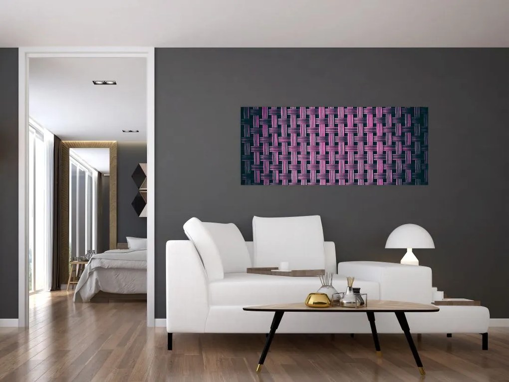 Lila textúrás kép (120x50 cm)