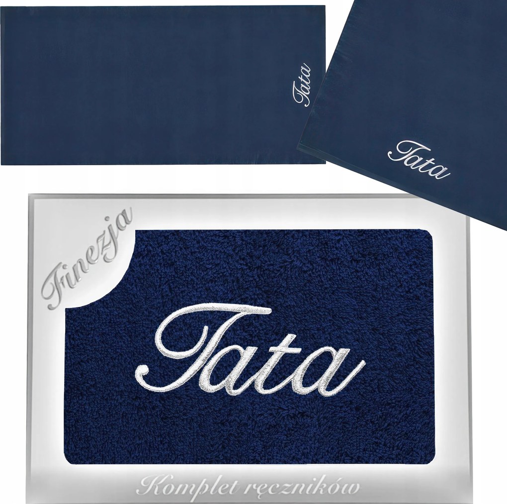 Fürdőlepedő Ajándék Apák Napjára Sötétkék 70X140 Lengyel Koney Termék