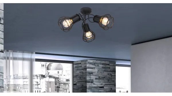 Globo 15388-3D - Spotlámpa CLASTRA 3xE27/40W/230V