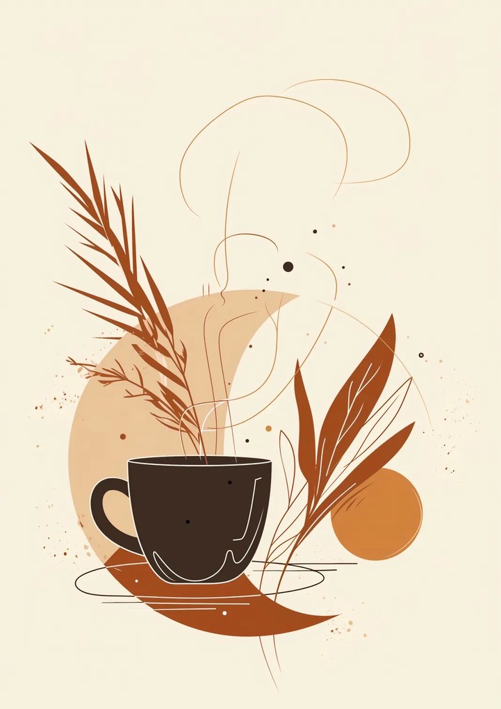 Poszter 59,4x84,1cm Reggeli kávémúzsa