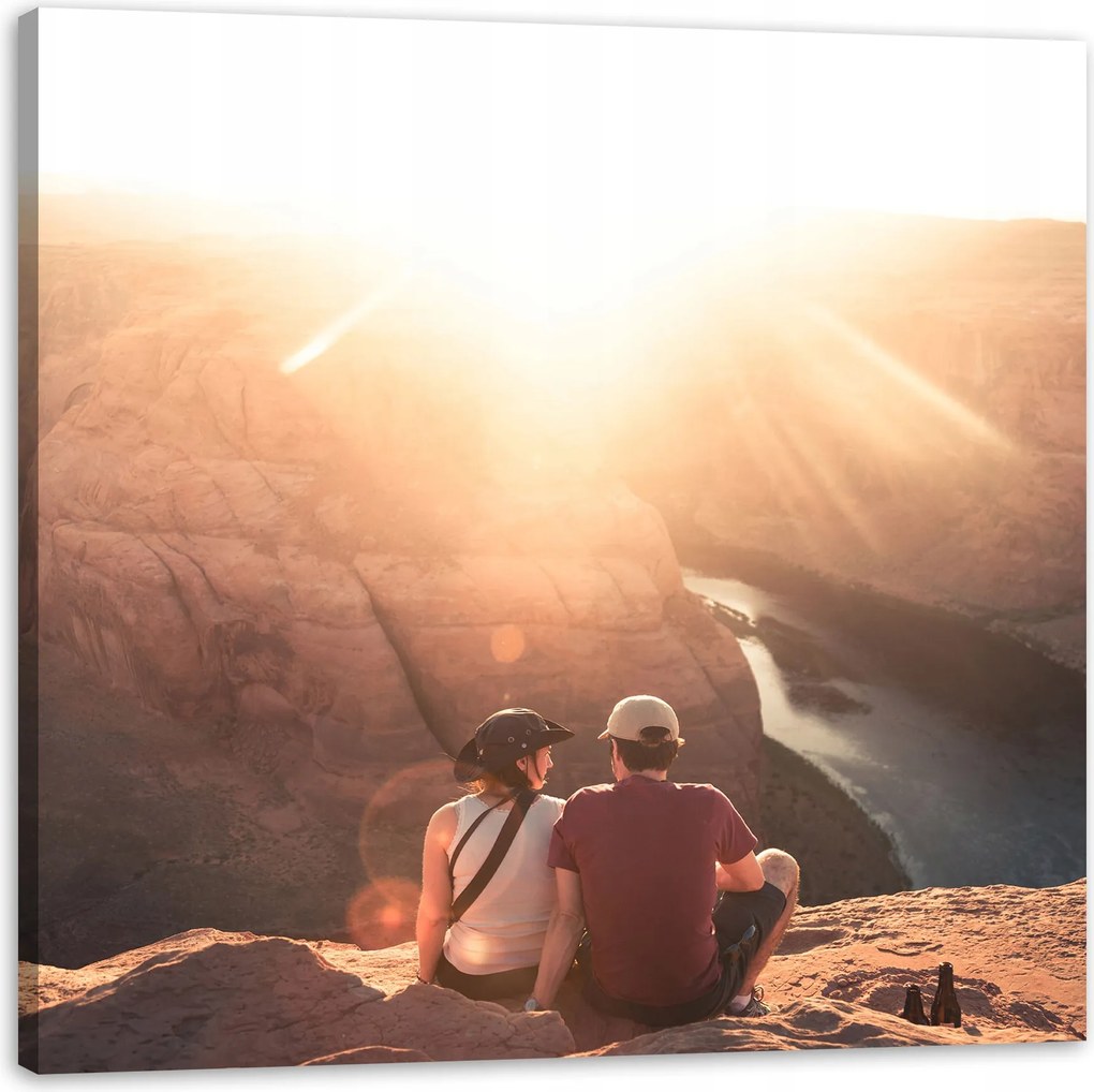 Vászonkép Grand Canyon Pár Nap Folyó 60x60