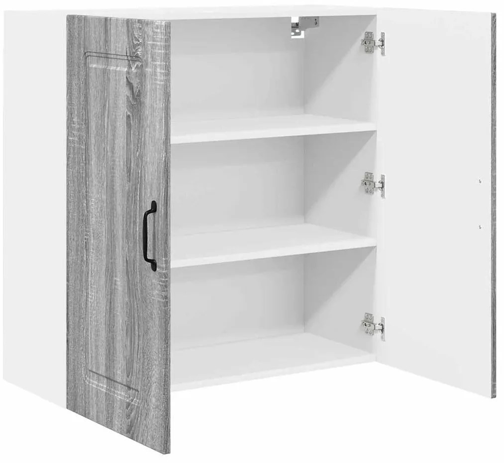 Fali konyhaszekrény Szürke Sonoma 80 x 31 x 80 cm Faanyag