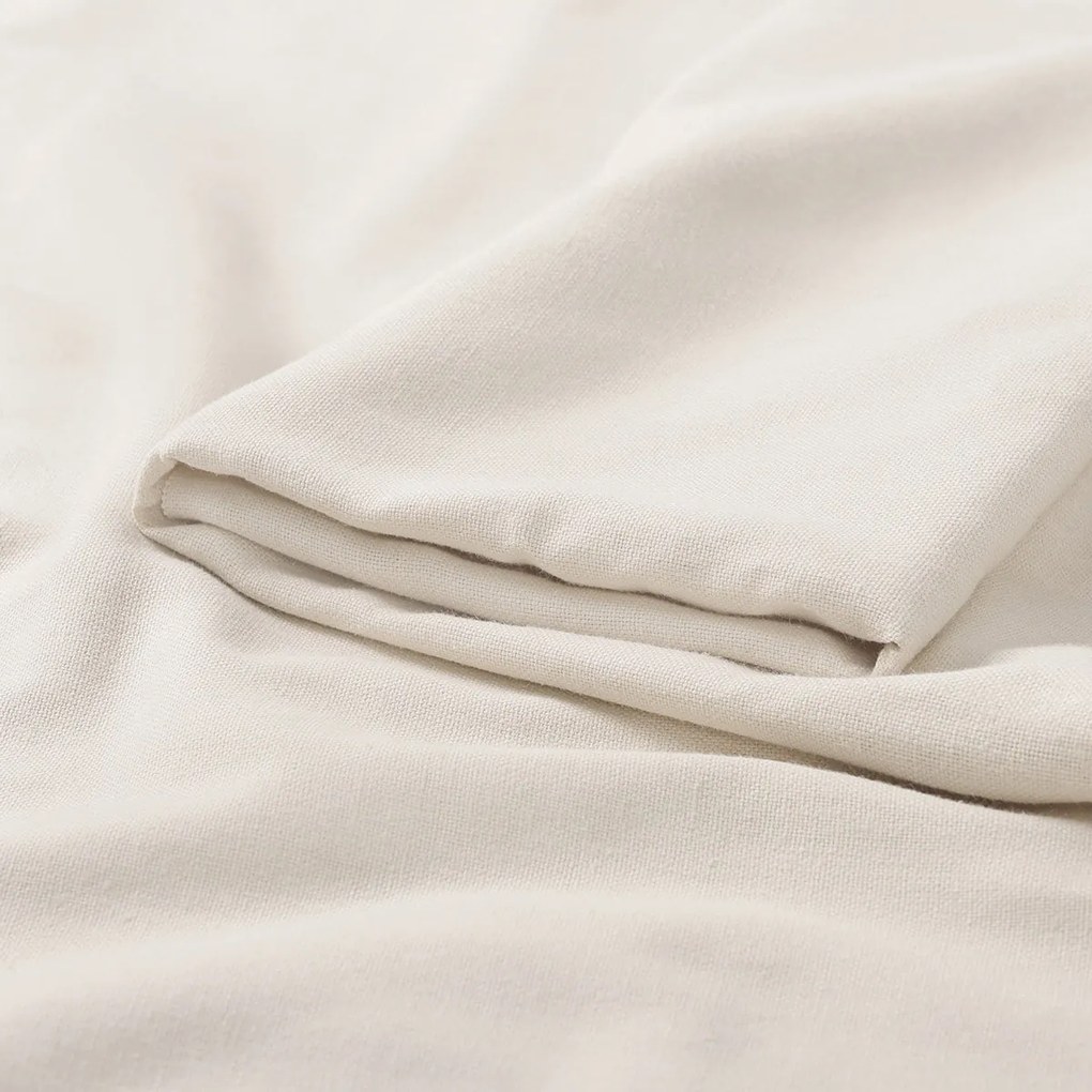 Goldea természetes lenvászon keverék - elefántcsont 300 cm