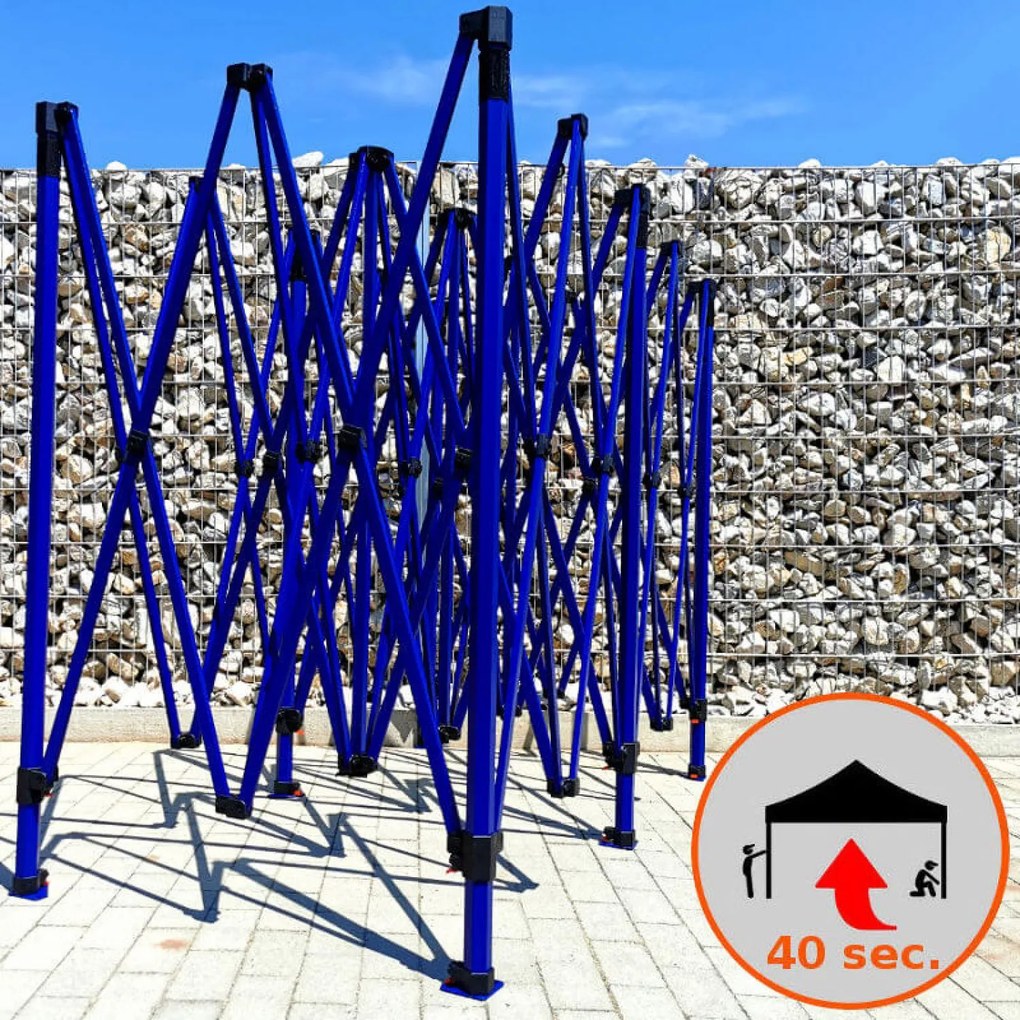 Esküvői sátor 3x6m Ingyen:3db teli oldalfal, 12 db sátorcövekek és védőtok + 5 éves garancia!