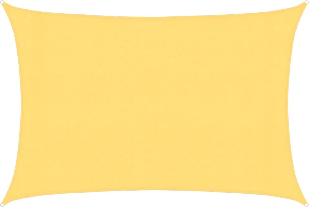 vidaXL bézs HDPE napvitorla 160 g/m² 3 x 5 m