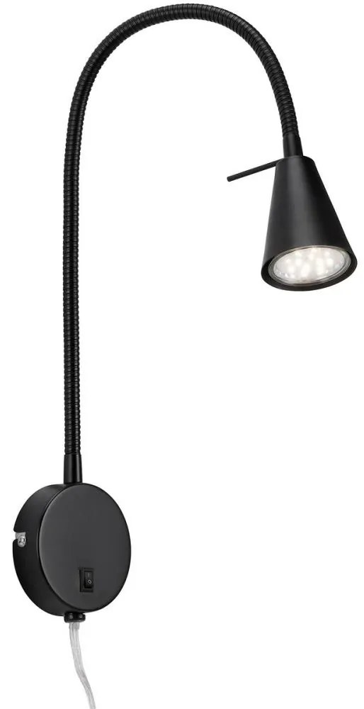 Briloner Briloner 2082-015 - LED Fali lámpa COMFORT LIGHT 1xGU10/5W/230V fekete BL1437