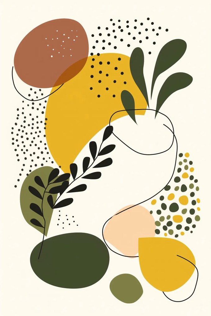 Poszter 30x45cm Botanikai impressziók