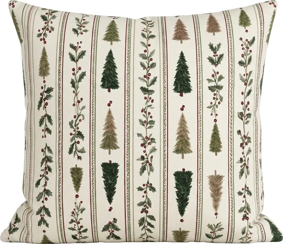 Pamut párnahuzat HOLLY PINES 45x45 cm, színes