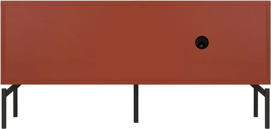 Terrakotta színű TV-állvány 116x55x42 cm Met Mini – noo.ma