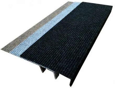 Lépcsőfok Quick step téglalap alakú antracit, 24 x65 cm, 5 db-os készlet