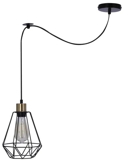 Csillár zsinóron PRIMO 1xE27/60W/230V pók