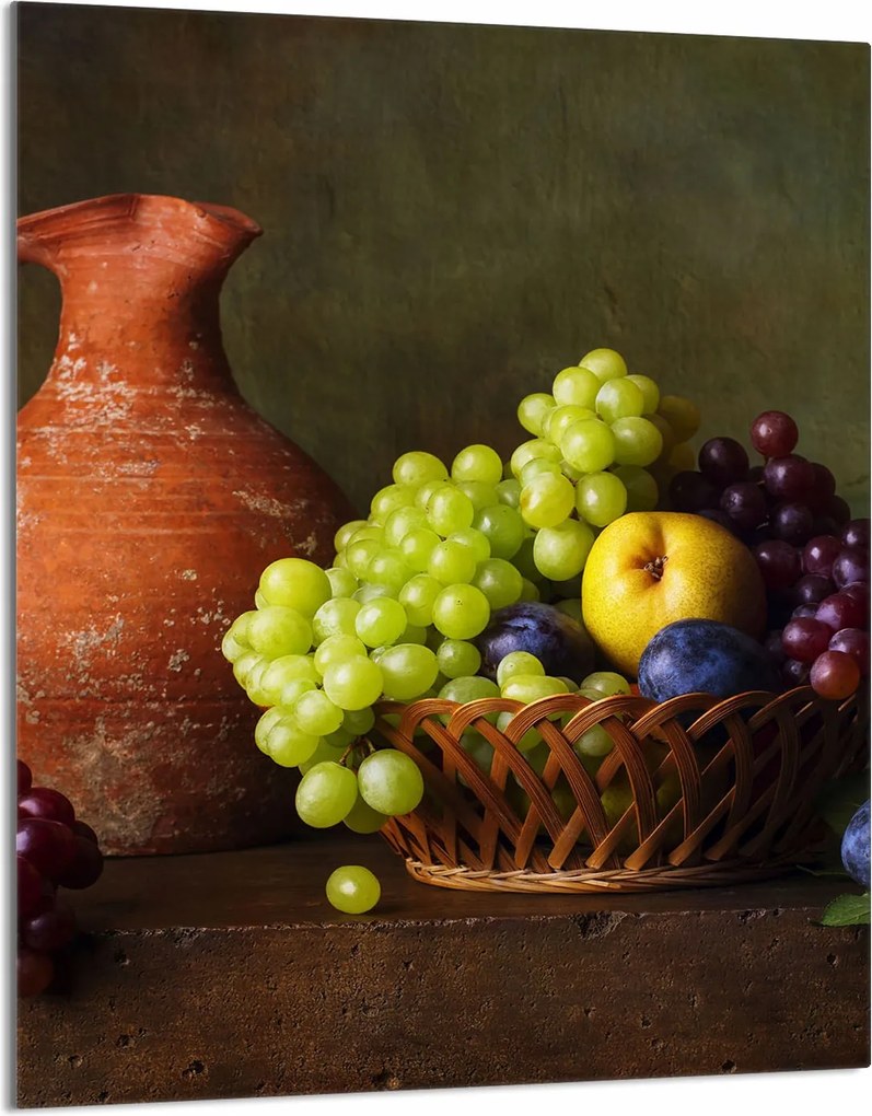 Üveg Vágódeszka 40x52 Szőlő a Konyhába