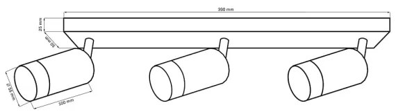 Spotlámpa ARRAS 3xGU10/10W/230V fehér