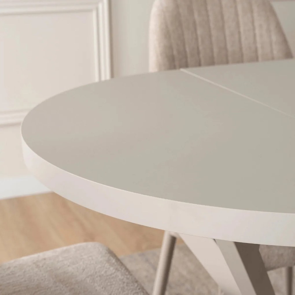 Stół DORIAN Rozkładany 80-160 cm Kaszmir