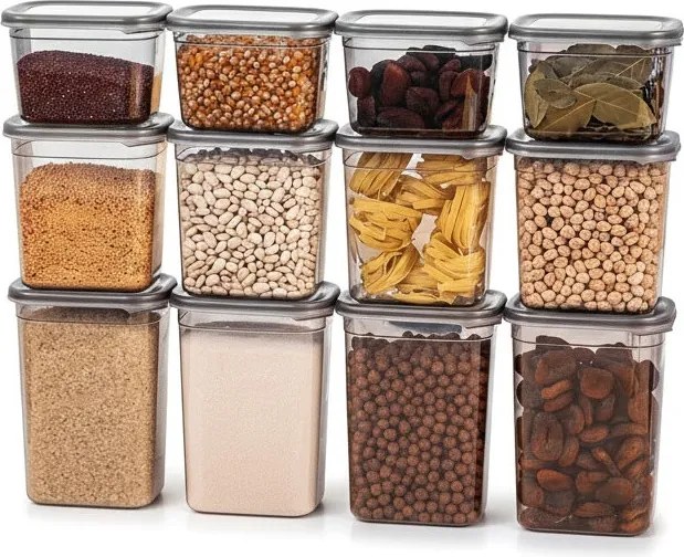 Ételtároló doboz készlet 3 x 4 db