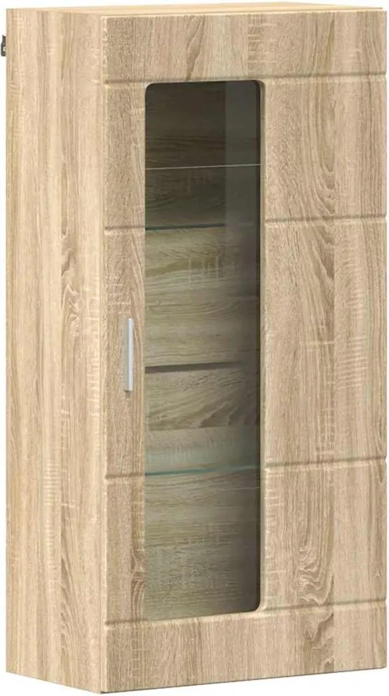 vidaXL Fából Készült Szekrény Sonoma tölgy 50 x 29 x 100 cm Faanyag