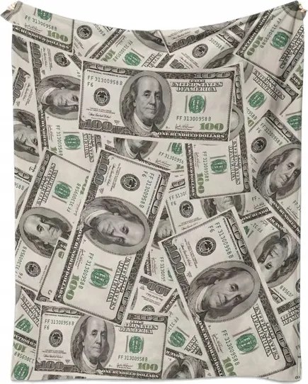 Vicces Takaró Dollár Takaró Pénz Takaró Bankjegyek Nagy Takaró 150x200