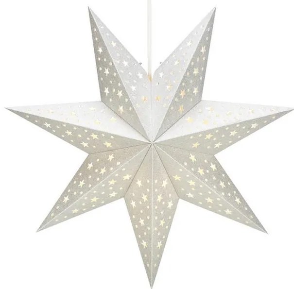 Markslöjd 704416 - Karácsonyi dekoráció SOLVALLA 1xE14/25W/230V ezüst 45 cm