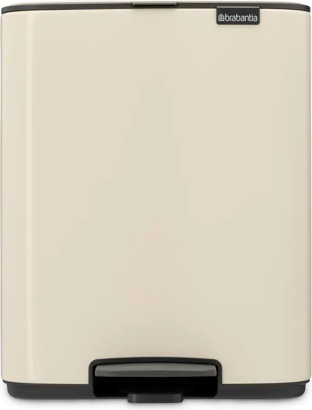 Bézs acél pedálos szemetes 12 l Bo – Brabantia