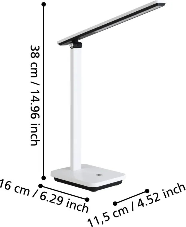 Eglo INIESTA 900956 Asztali lámpa 1x3,6W/LED 3000-6500K 360lm IP20
