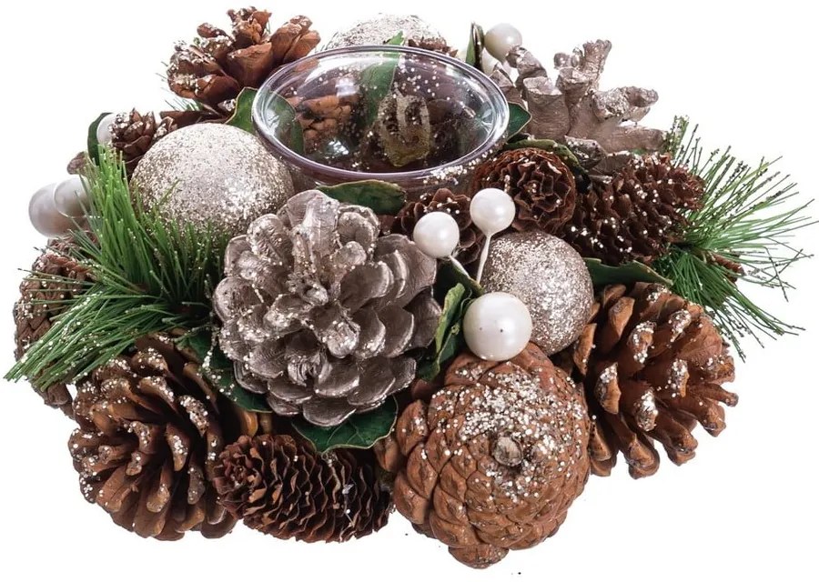 Műanyag-üveg gyertyatartó – Casa Selección