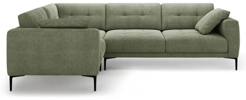 Zöld sarokkanapé (bal oldali-L alakú) Bemy – Micadoni