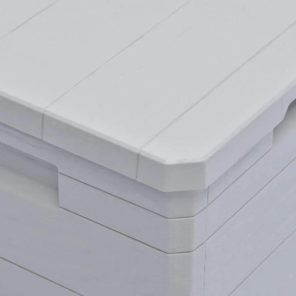 világosszürke kerti tárolóláda 90 L